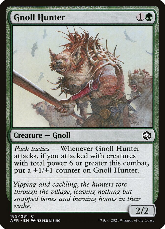 Gnoll Hunter card front