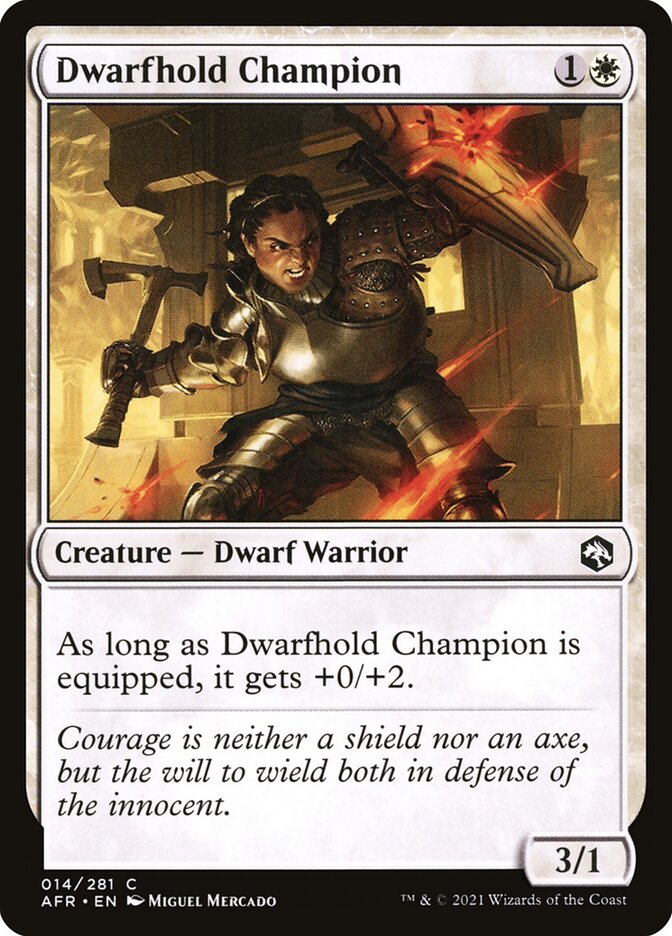 Dwarfhold Champion card front