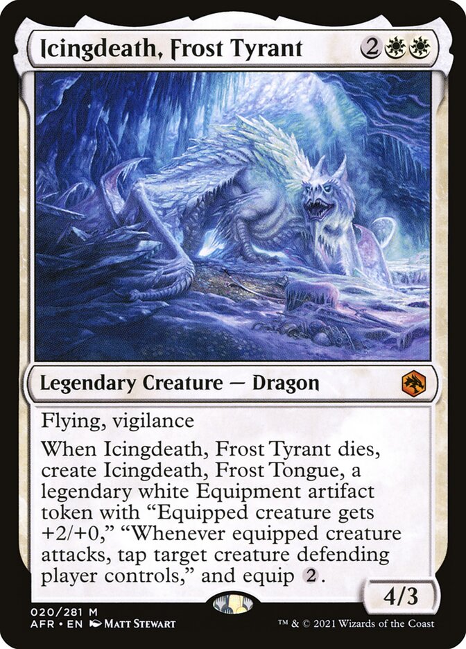 Icingdeath, Frost Tyrant card front