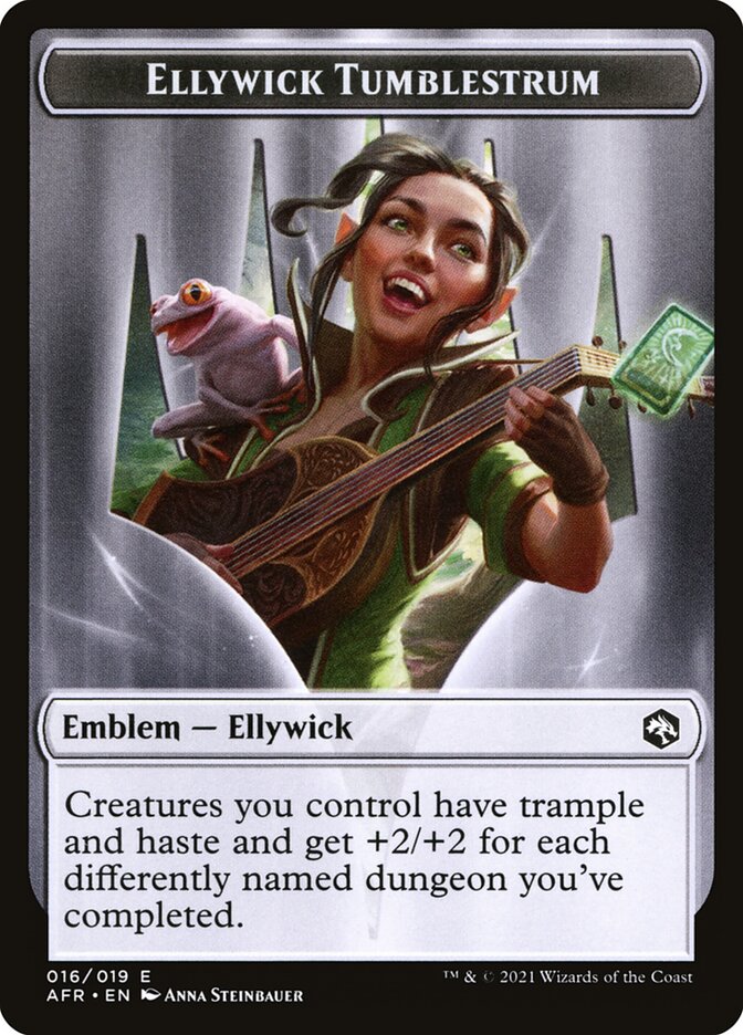 Ellywick Tumblestrum Emblem card front