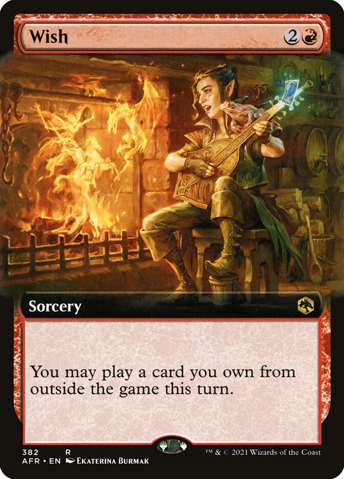 Wish card front