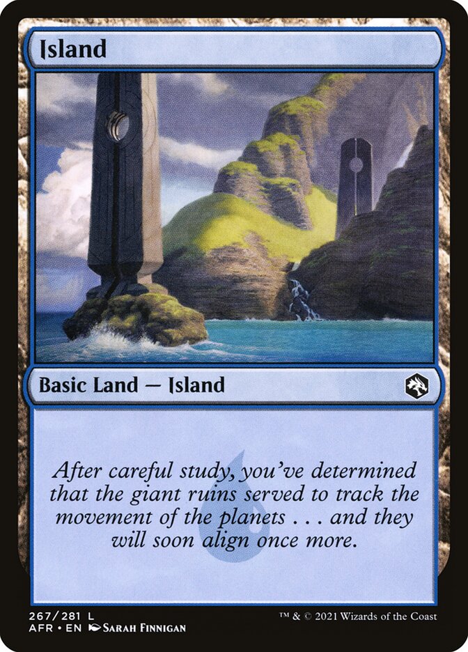 Island card front