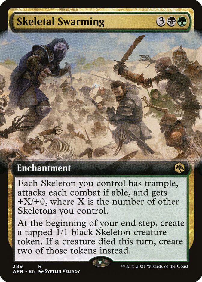 Skeletal Swarming card front