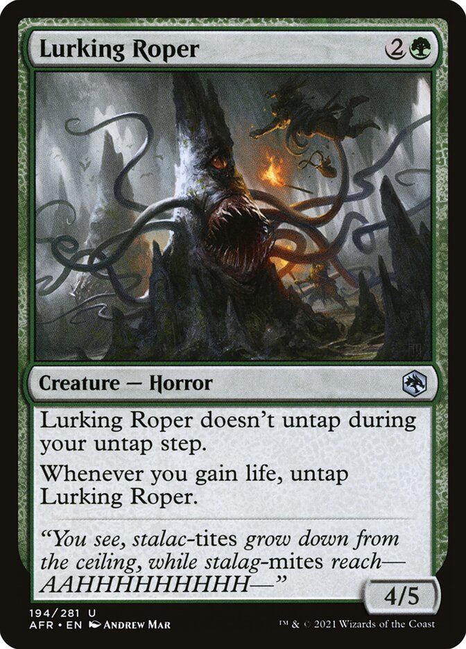 Lurking Roper card front