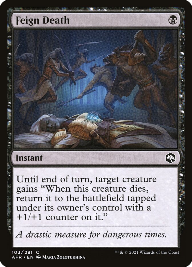 Feign Death card front