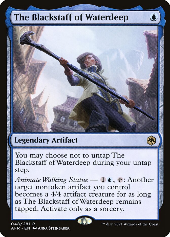 The Blackstaff of Waterdeep card front