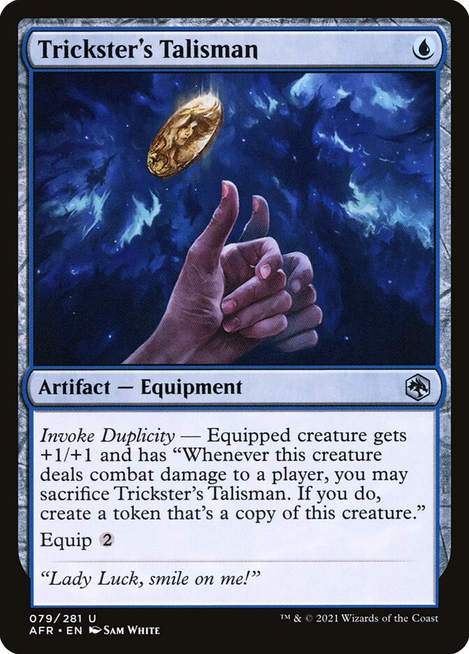 Trickster's Talisman card front