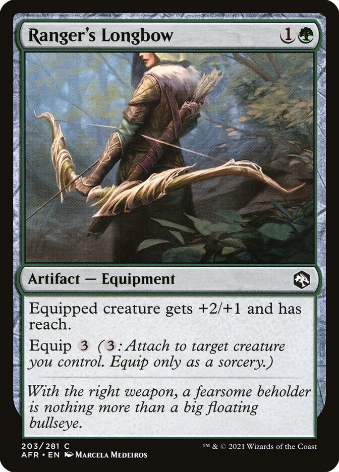 Ranger's Longbow card front
