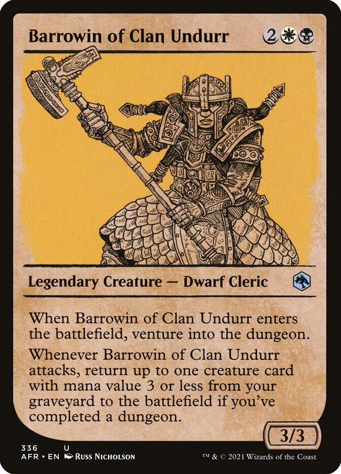Barrowin of Clan Undurr card front