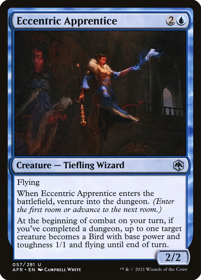 Eccentric Apprentice card front