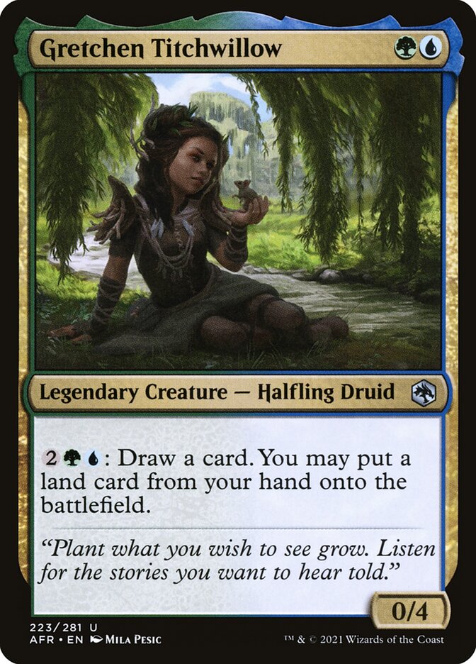 Gretchen Titchwillow card front