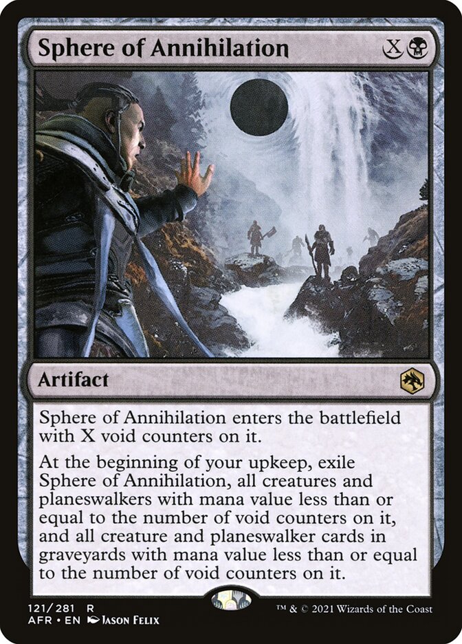 Sphere of Annihilation card front