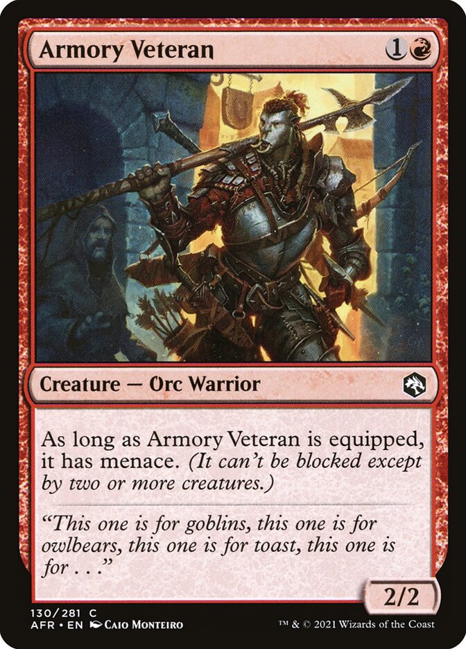 Armory Veteran card front