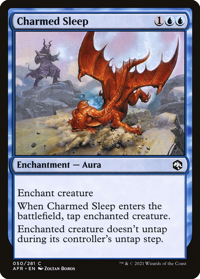 Charmed Sleep card front