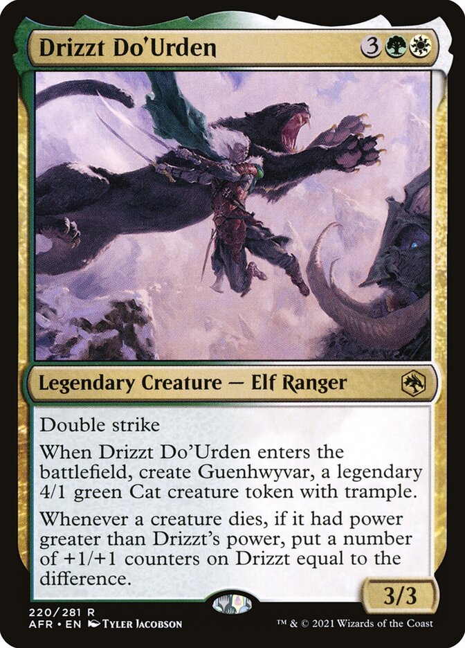 Drizzt Do'Urden card front