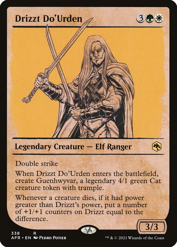 Drizzt Do'Urden card front