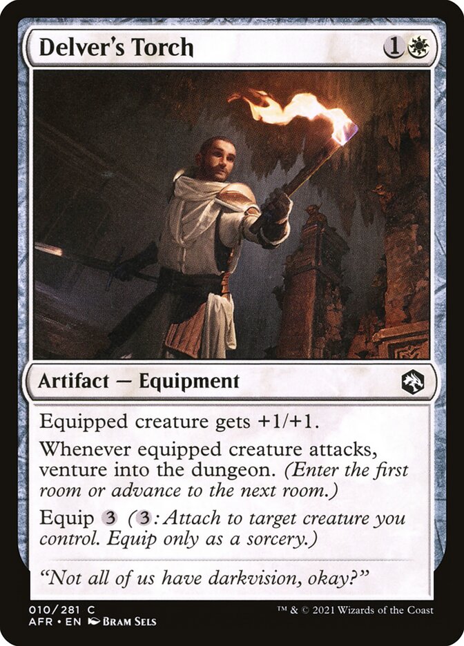 Delver's Torch card front