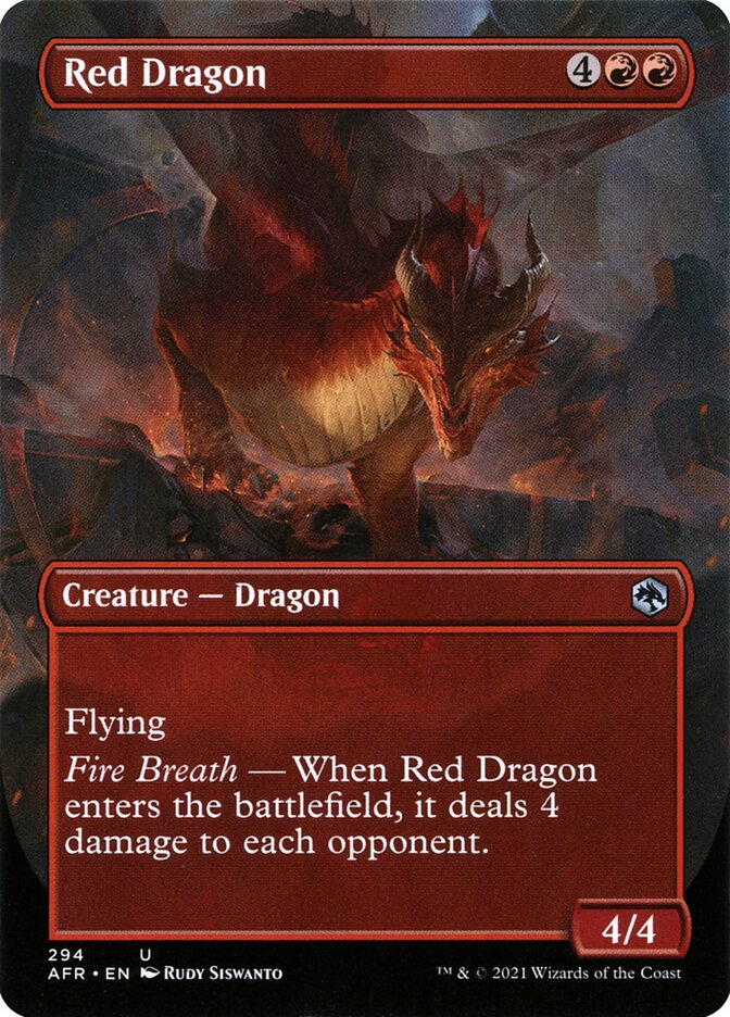 Red Dragon card front