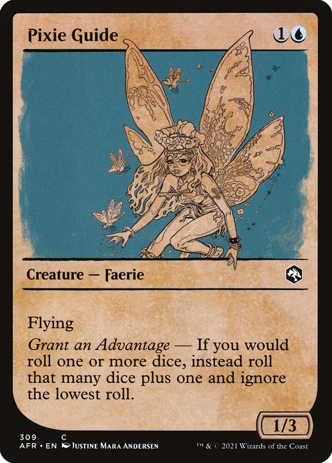 Pixie Guide card front