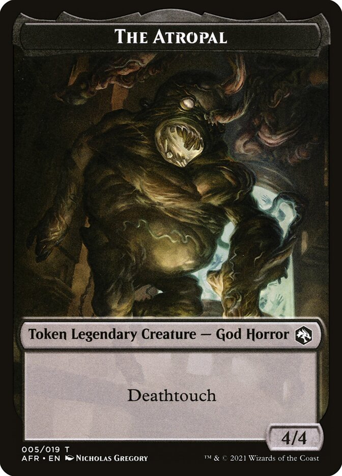 The Atropal card front