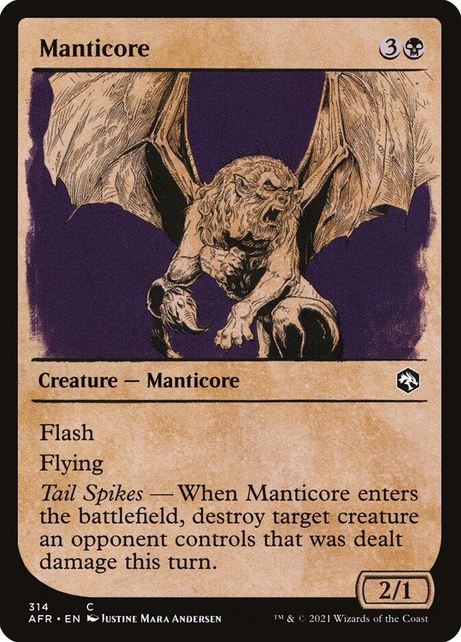 Manticore card front