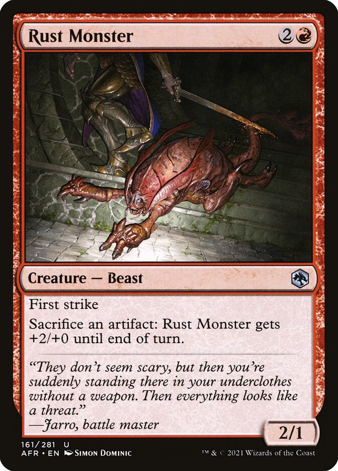 Rust Monster card front