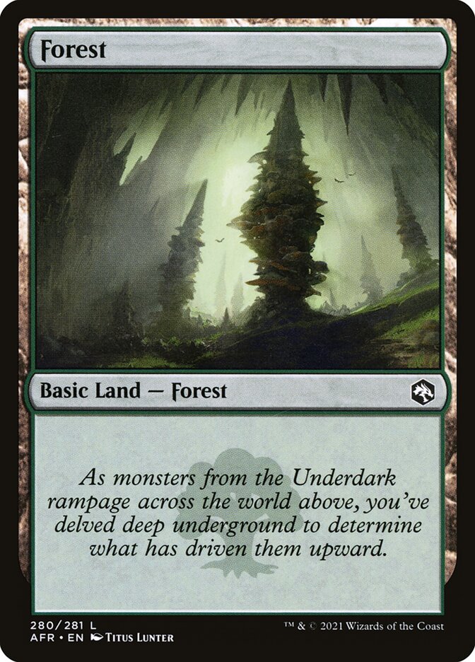 Forest card front