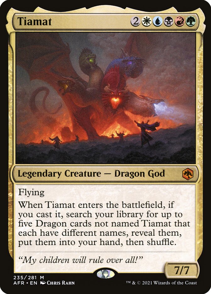 Tiamat card front