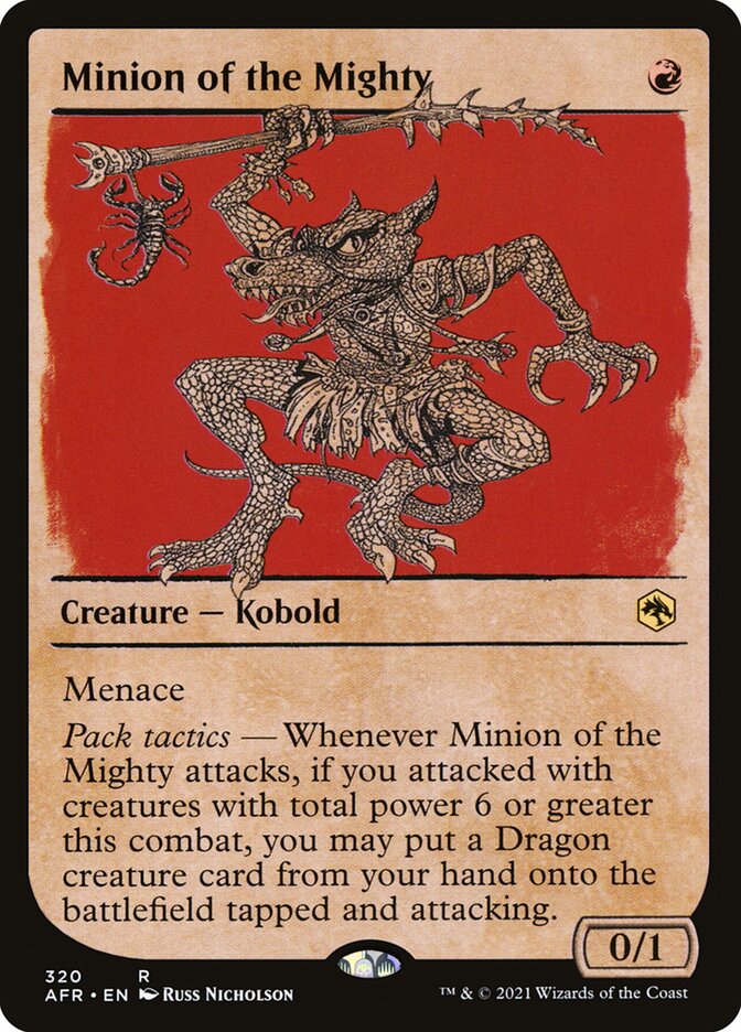 Minion of the Mighty card front