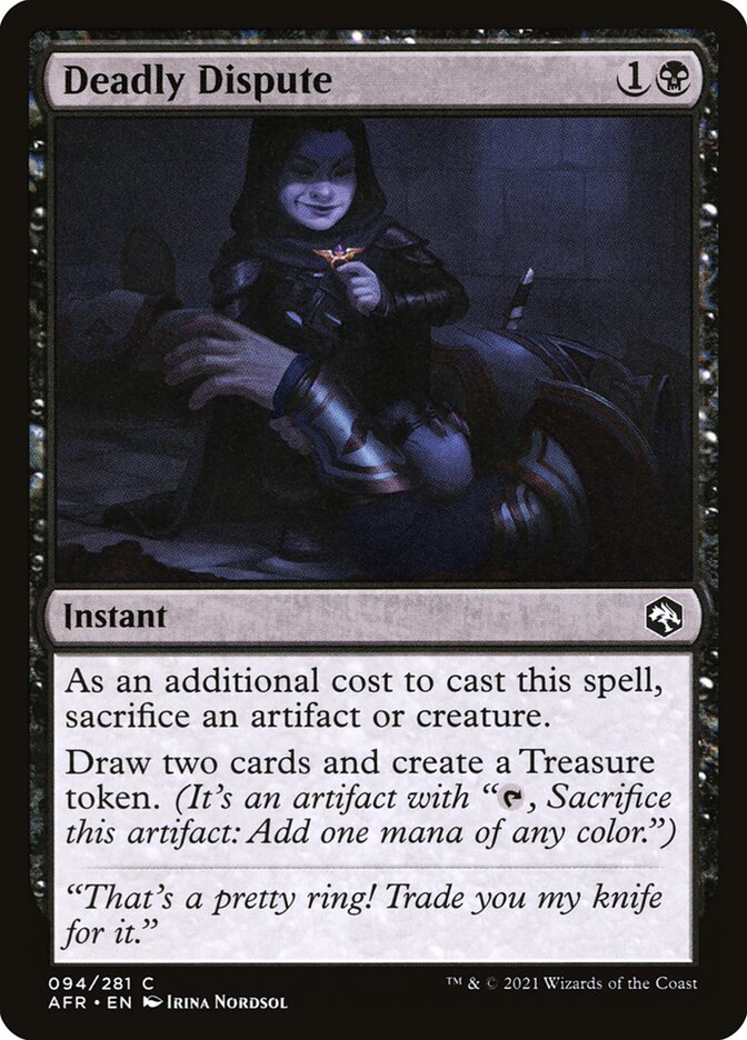 Deadly Dispute card front