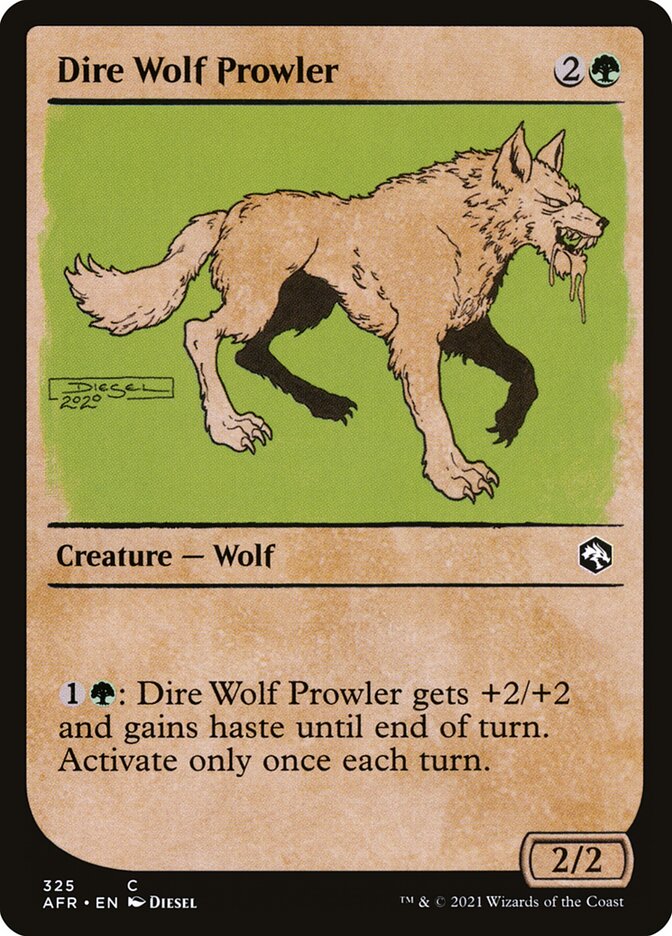 Dire Wolf Prowler card front