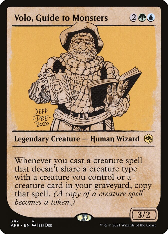 Volo, Guide to Monsters card front