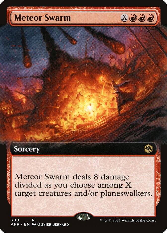 Meteor Swarm card front