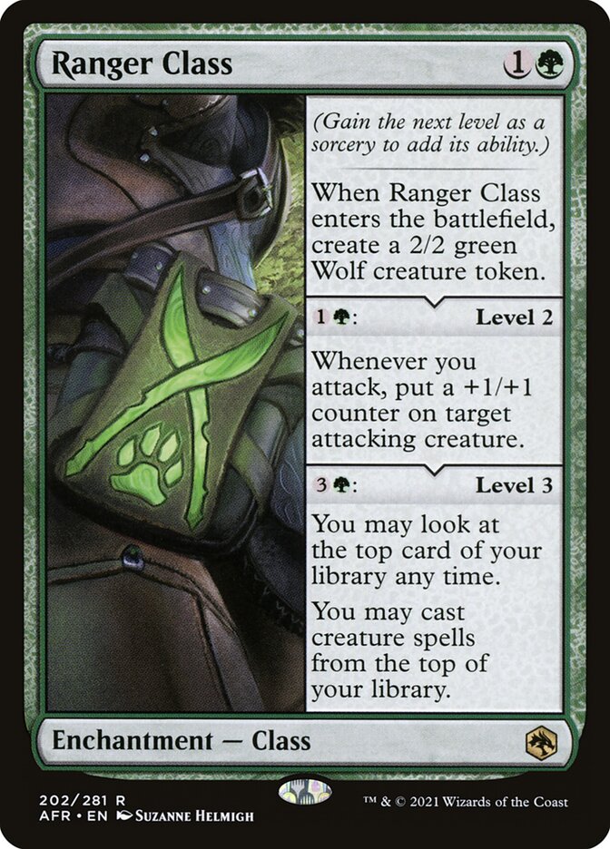Ranger Class card front