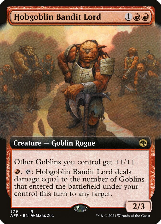 Hobgoblin Bandit Lord card front