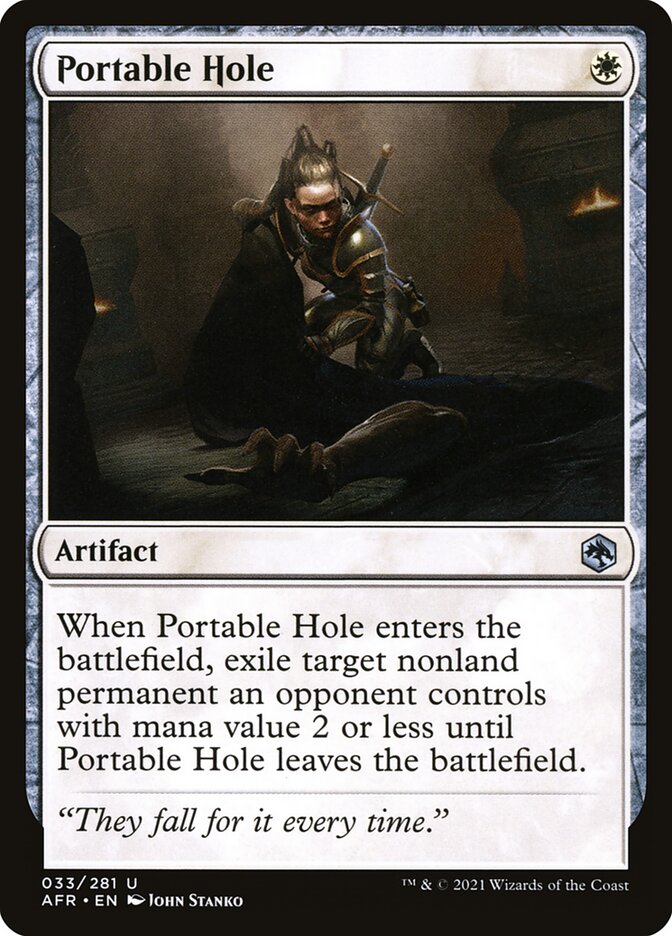Portable Hole card front