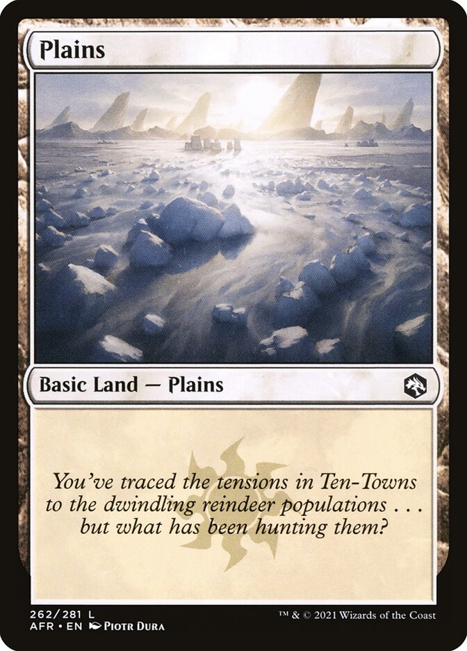 Plains card front