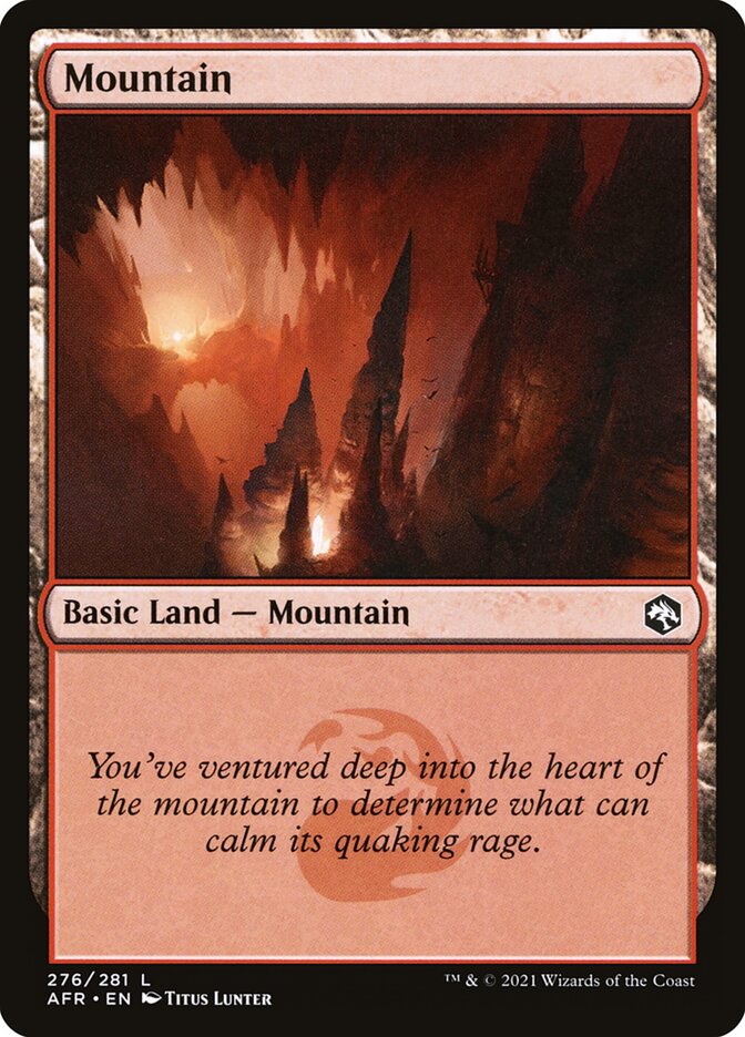 Mountain card front