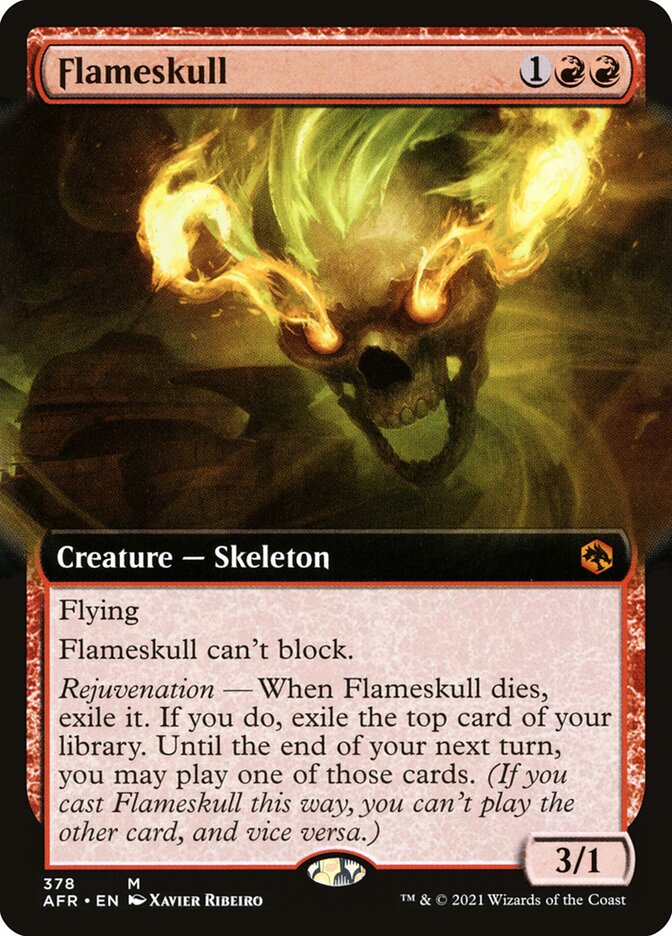Flameskull card front