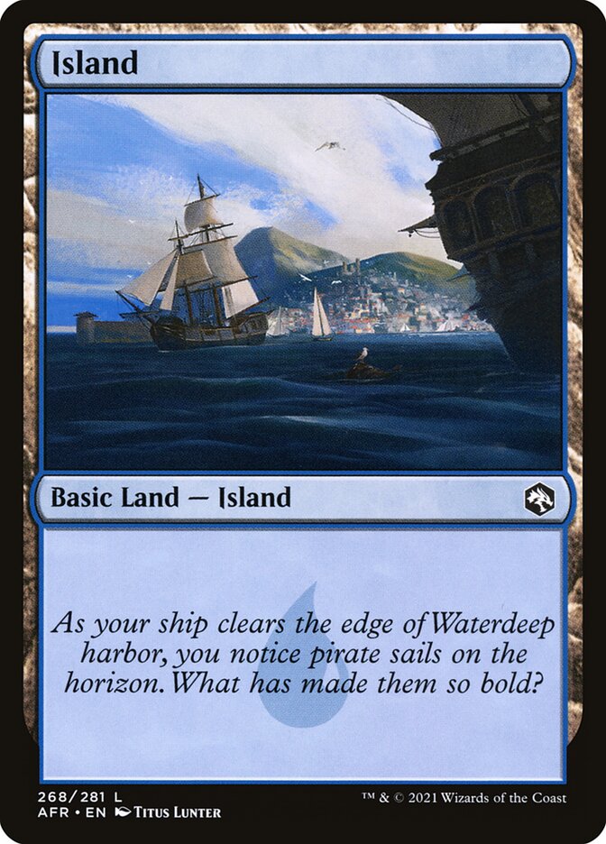 Island card front