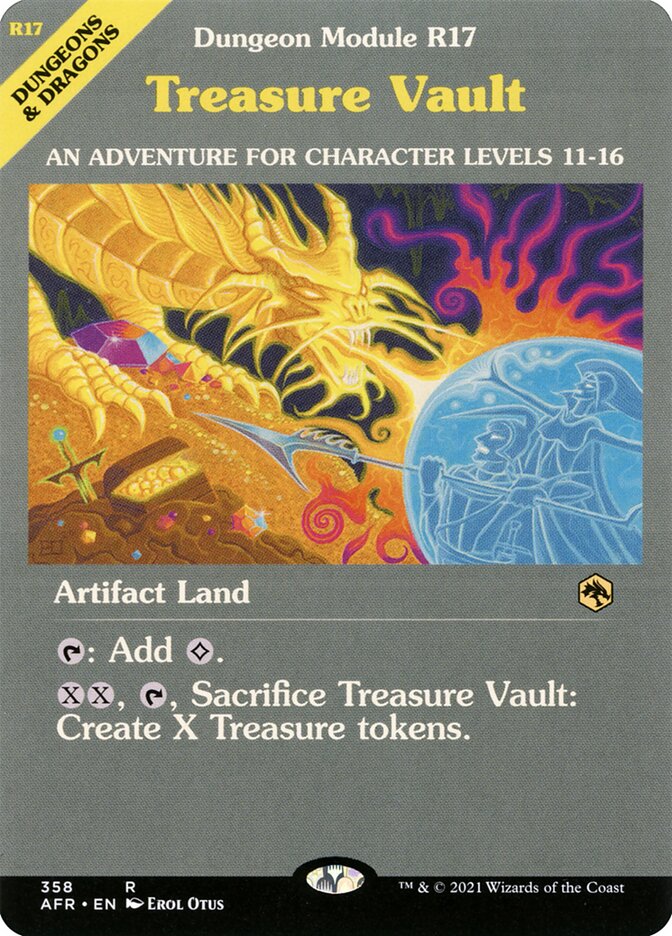 Treasure Vault card front