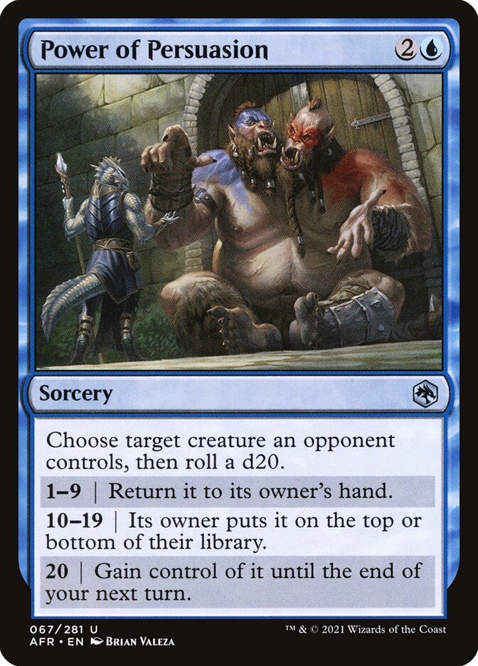 Power of Persuasion card front