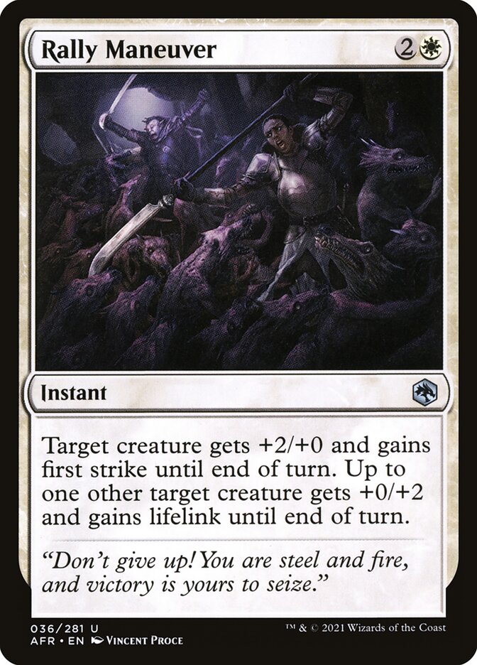 Rally Maneuver card front