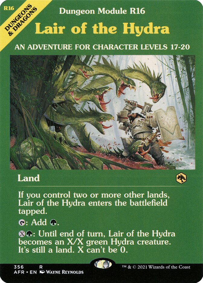 Lair of the Hydra card front