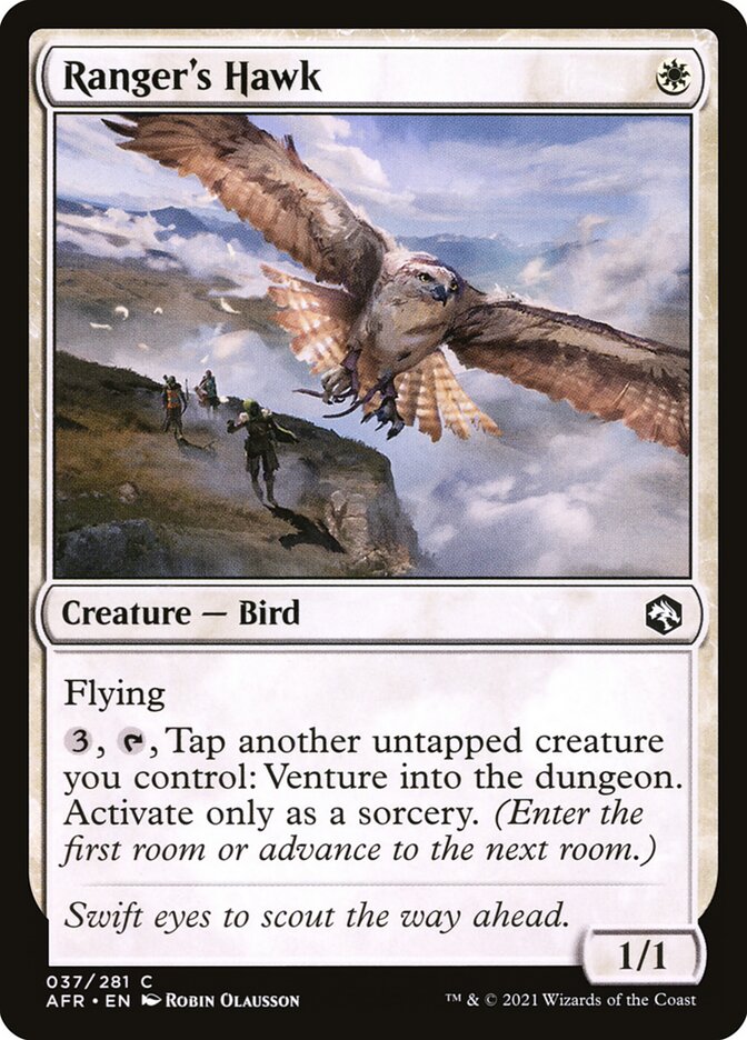 Ranger's Hawk card front