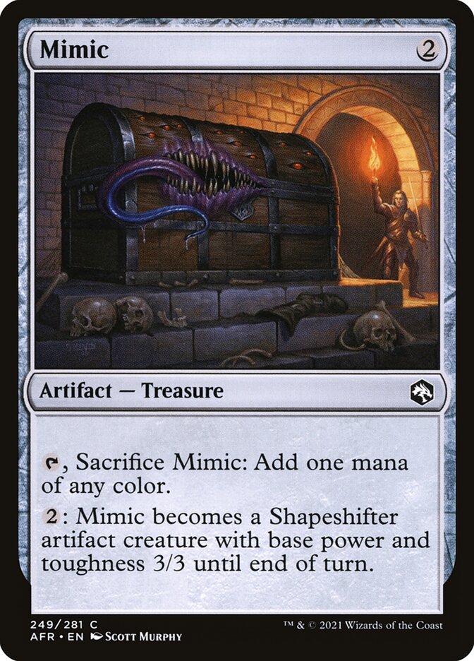 Mimic card front