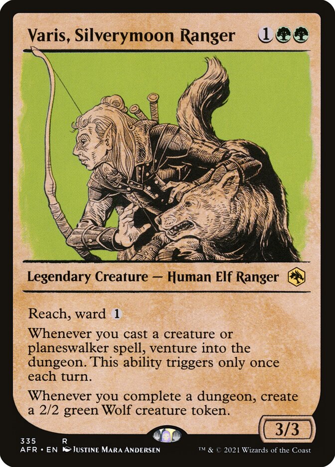 Varis, Silverymoon Ranger card front