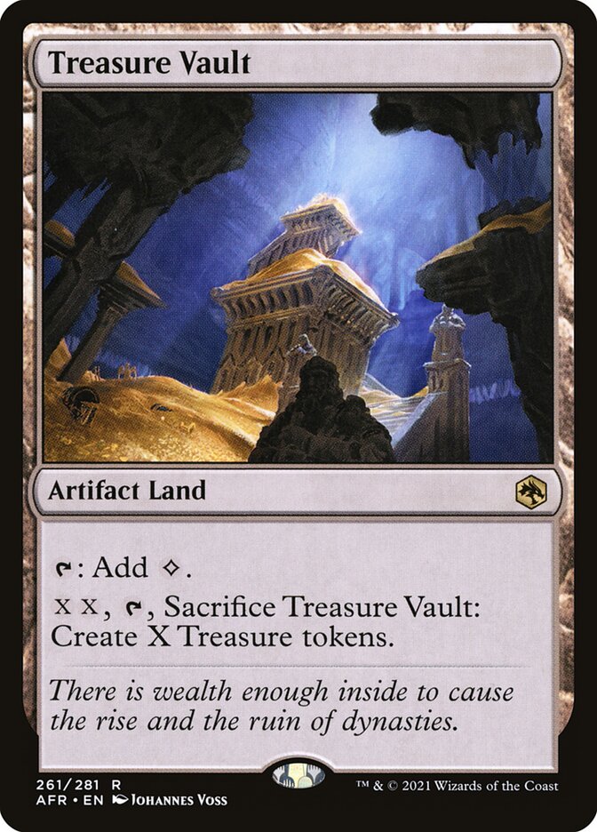 Treasure Vault card front