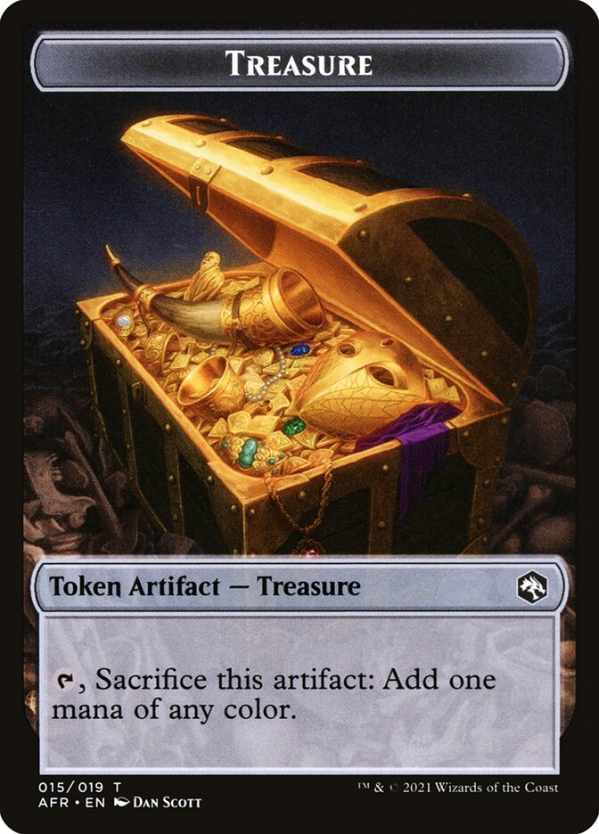Treasure card front