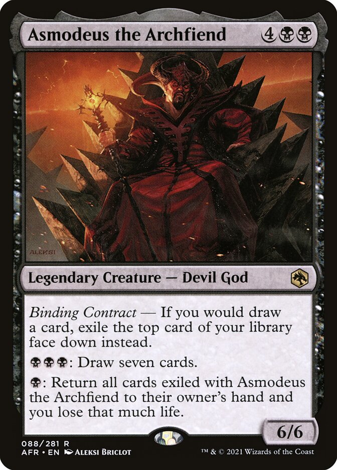 Asmodeus the Archfiend card front